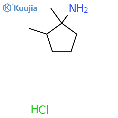 1,2-dimethylcyclopentan-1-amine hydrochloride, Mixture of diastereomers structure