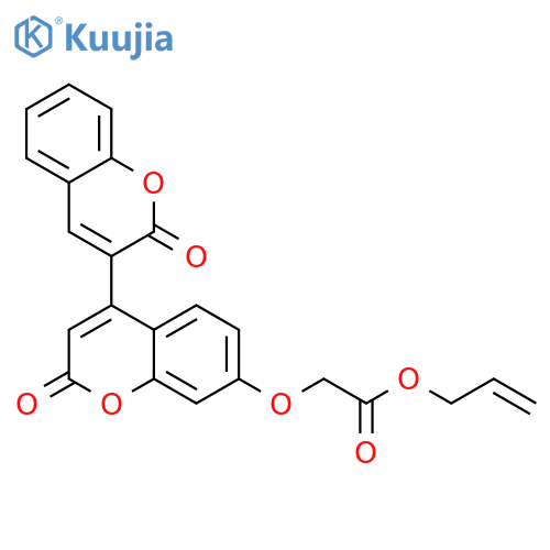 prop-2-en-1-yl 2-({2,2'-dioxo-2H,2'H-3,4'-bichromene-7'-yl}oxy)acetate structure