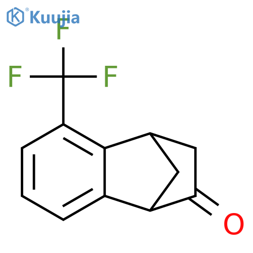 1,4-Methanonaphthalen-2(1H)-one, 3,4-dihydro-5-(trifluoromethyl)- structure