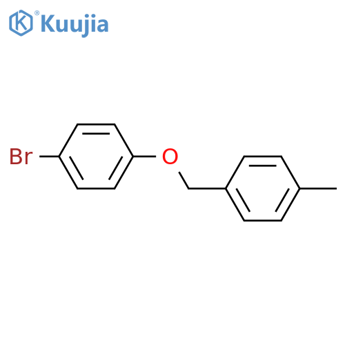 1-bromo-4-[(4-methylphenyl)methoxy]benzene structure
