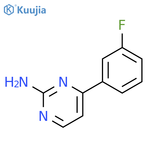 4-(3-FLUOROPHENYL)PYRIMIDIN-2-AMINE structure