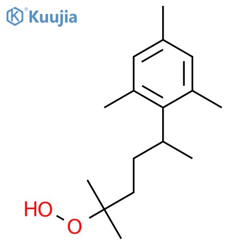 Hydroperoxide, 1,1-dimethyl-4-(2,4,6-trimethylphenyl)pentyl structure