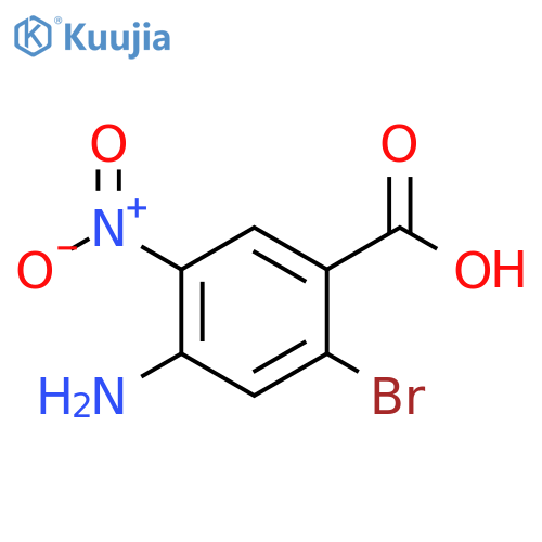 4-Amino-2-bromo-5-nitro-benzoic acid structure