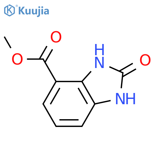Methyl 2-oxo-2,3-dihydro-1H-benzodimidazole-4-carboxylate structure