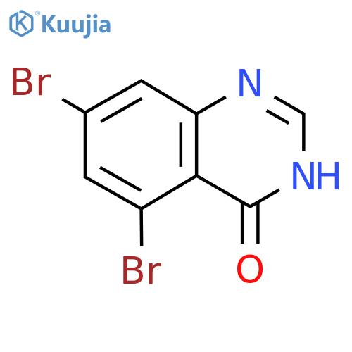 5,7-Dibromoquinazolin-4(3H)-one structure