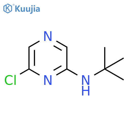 N-tert-butyl-6-chloropyrazin-2-amine structure