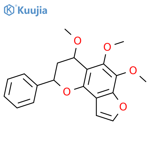 3,4-Dihydro-3,4,5,6-tetramethoxy-2-phenyl-2H-furo[2,3-h]-1-benzopyran; (2R*,3S*,4S*)-form, 3-Demethoxy structure