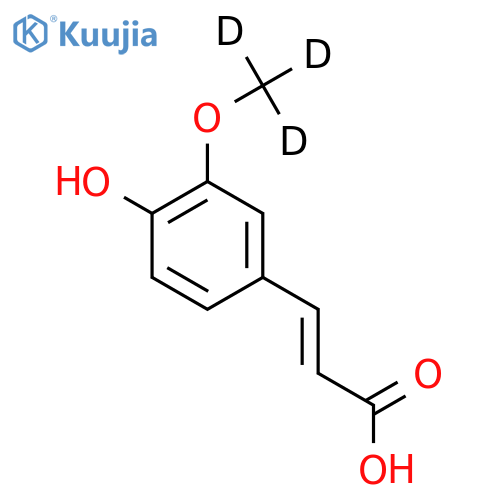 (E)-Ferulic acid-d structure