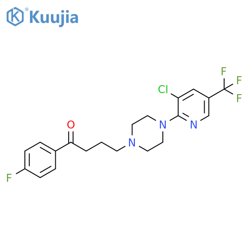 4-{4-[3-chloro-5-(trifluoromethyl)pyridin-2-yl]piperazin-1-yl}-1-(4-fluorophenyl)butan-1-one structure