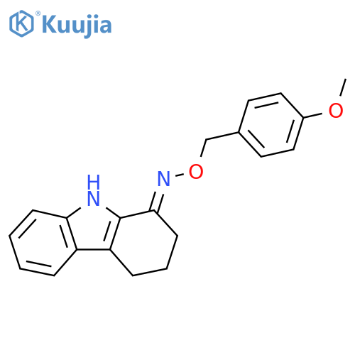 2,3,4,9-Tetrahydro-1H-carbazol-1-one O-(4-methoxybenzyl)oxime structure
