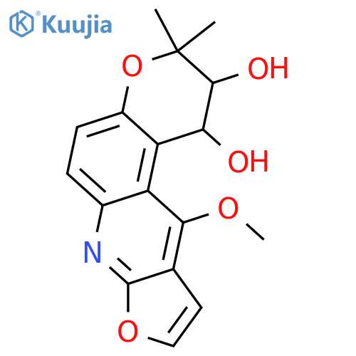 Acronydine; 5-Demethoxy, 1,2-dihydro, 1R*,2*R-dihydroxy structure