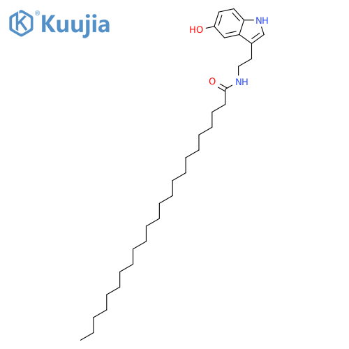 N-[2-(5-hydroxy-1h-indol-3-yl)ethyl]tricosanamide structure