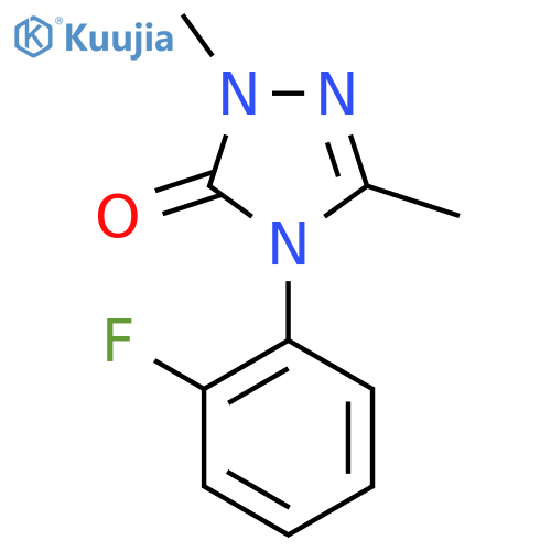 4-(2-Fluorophenyl)-2,5-dimethyl-2,4-dihydro-3H-1,2,4-triazol-3-one structure