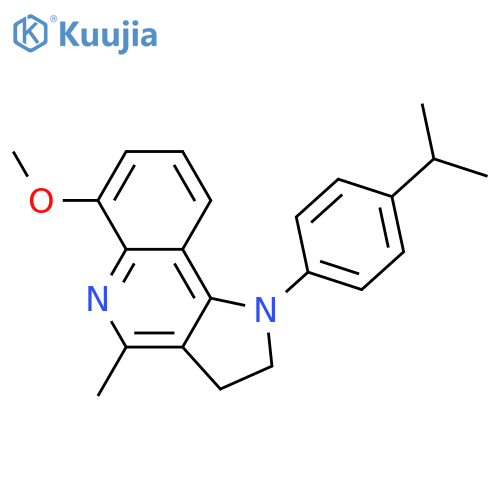 1-(4-ISOPROPYLPHENYL)-4-METHYL-2,3-DIHYDRO-1H-PYRROLO[3,2-C]QUINOLIN-6-YL METHYL ETHER structure