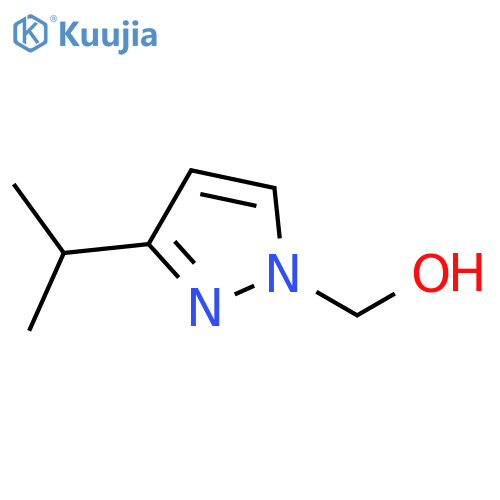 3-(propan-2-yl)-1H-pyrazol-1-ylmethanol structure