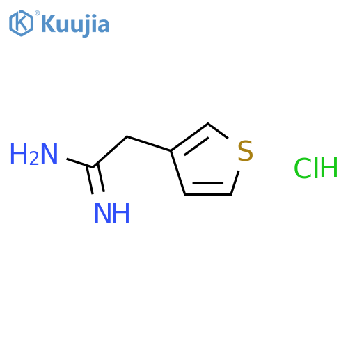 2-Thiophen-3-yl-acetamidine Hydrochloride structure