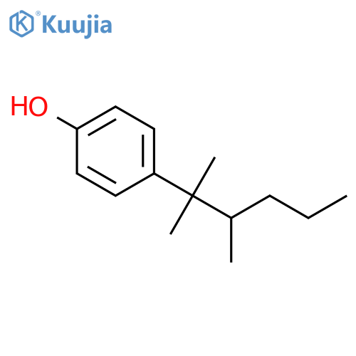 Phenol, 4-(1,1,2-trimethylpentyl)- structure