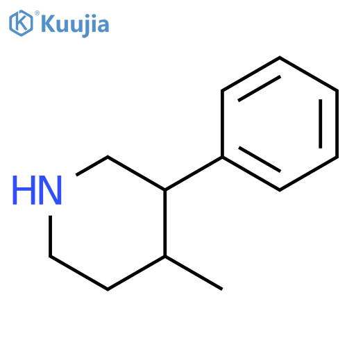 Piperidine, 4-methyl-3-phenyl- structure