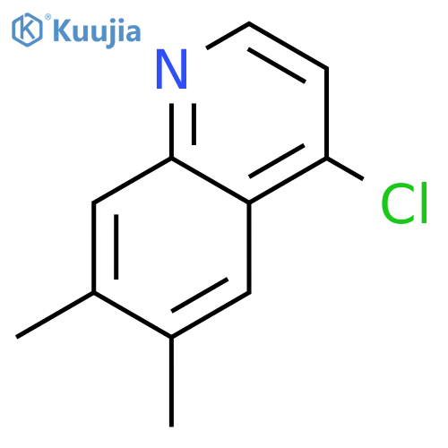 4-chloro-6,7-dimethylquinoline structure