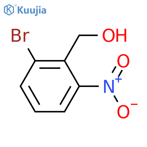 (2-Bromo-6-nitrophenyl)methanol structure