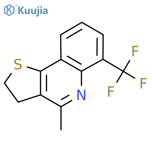 4-Methyl-6-(trifluoromethyl)-2,3-dihydrothieno[3,2-c]quinoline structure