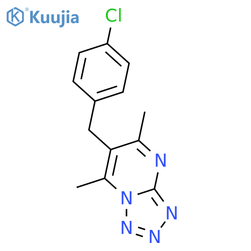 6-(4-CHLOROBENZYL)-5,7-DIMETHYL[1,2,3,4]TETRAAZOLO[1,5-A]PYRIMIDINE structure