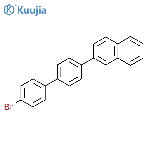 2-[4-(4-Bromophenyl)phenyl]naphthalene structure