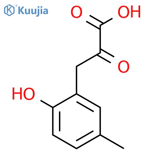 3-(2-Hydroxy-5-methylphenyl)-2-oxopropanoic acid structure