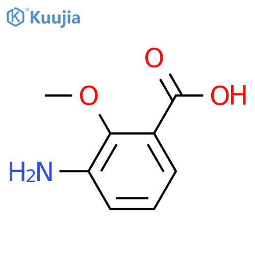 3-Amino-2-methoxybenzoic acid structure