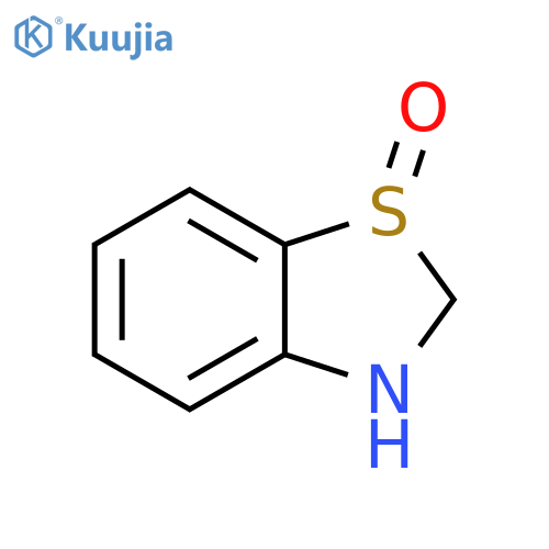 Benzothiazole,2,3-dihydro-, 1-oxide structure