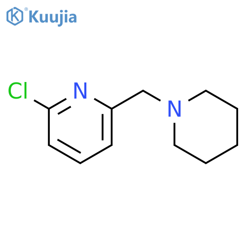 Pyridine, 2-chloro-6-(1-piperidinylmethyl)- structure