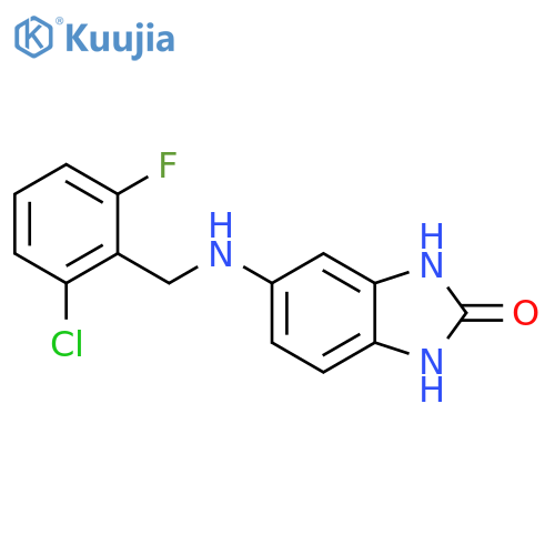 5-{(2-Chloro-6-Fluorophenyl)MethylAmino}-2,3-Dihydro-1h-1,3-Benzodiazol-2-One structure