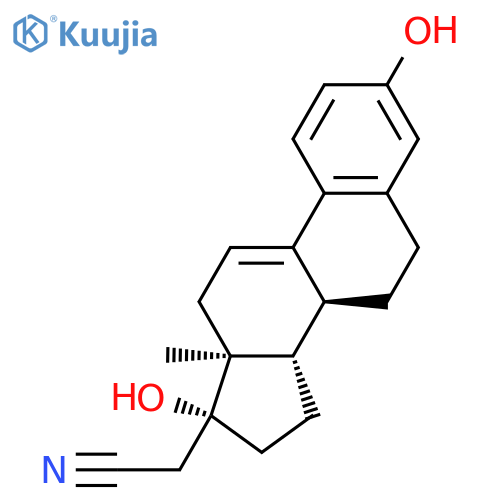 ∆9,11-Dehydro-17a-cyanomethyl Estradiol structure