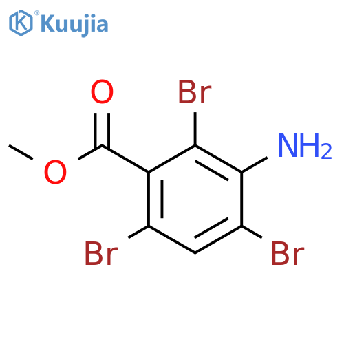 Benzoic acid, 3-amino-2,4,6-tribromo-, methyl ester structure