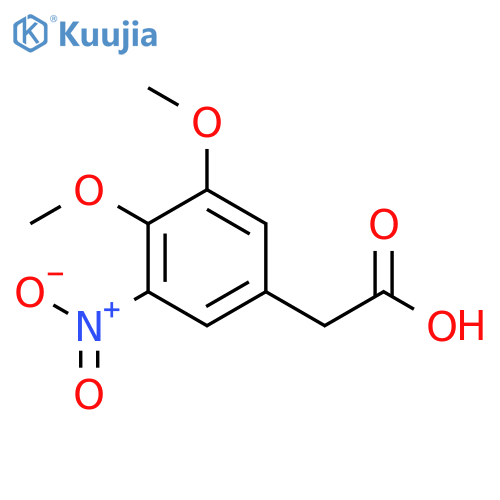 2-(3,4-dimethoxy-5-nitrophenyl)acetic acid structure