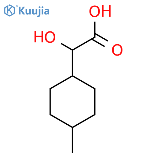 2-hydroxy-2-(4-methylcyclohexyl)acetic acid structure
