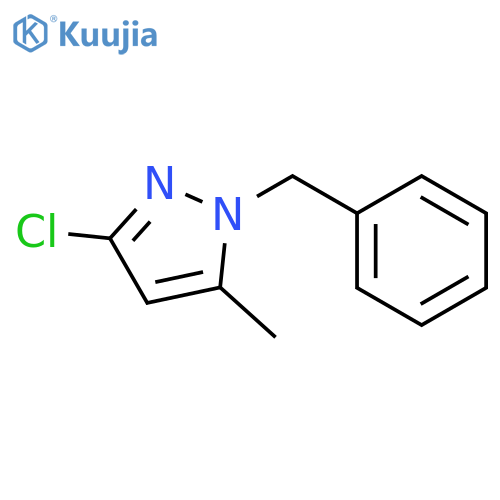 1-Benzyl-3-chloro-5-methyl-1H-pyrazole structure