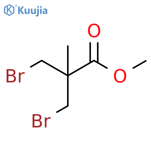 Propanoic acid, 3-bromo-2-(bromomethyl)-2-methyl-, methyl ester structure