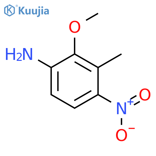 2-Methoxy-3-methyl-4-nitroaniline structure