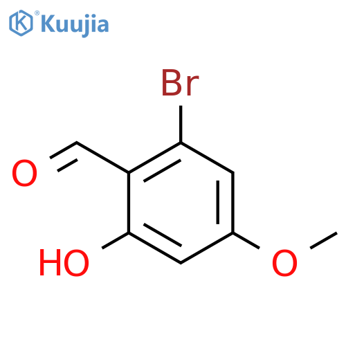 2-Bromo-6-hydroxy-4-methoxybenzaldehyde structure