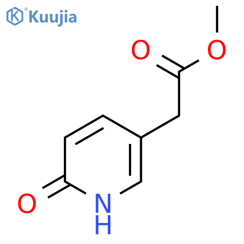 1,6-dihydro-6-oxo-3-Pyridineacetic acid methyl ester structure