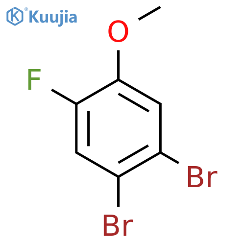 4,5-Dibromo-2-fluoroanisol structure