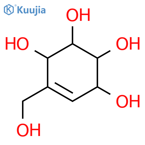 (1RS,2SR,3SR,4SR)-5-(Hydroxymethyl)-5-cyclohexene-1,2,3,4-tetrol structure