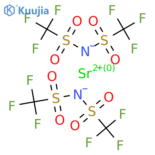 Strontium;bis(trifluoromethylsulfonyl)azanide structure
