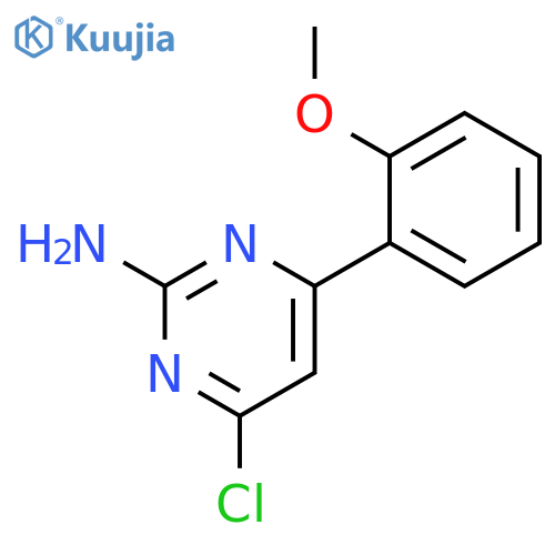 2-PYRIMIDINAMINE, 4-CHLORO-6-(2-METHOXYPHENYL)- structure