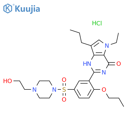 Mirodenafil Dihydrochloride structure