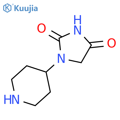 1-(4-piperidyl)imidazolidine-2,4-dione structure