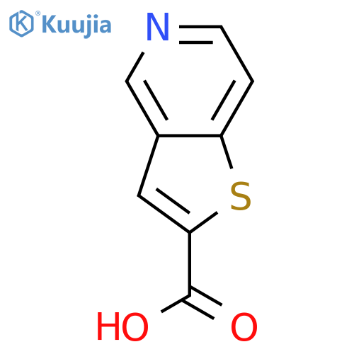 Thieno[3,2-c]pyridine-2-carboxylic acid structure