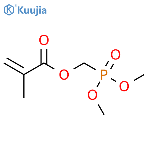 (dimethoxyphosphoryl)methyl 2-methylprop-2-enoate structure