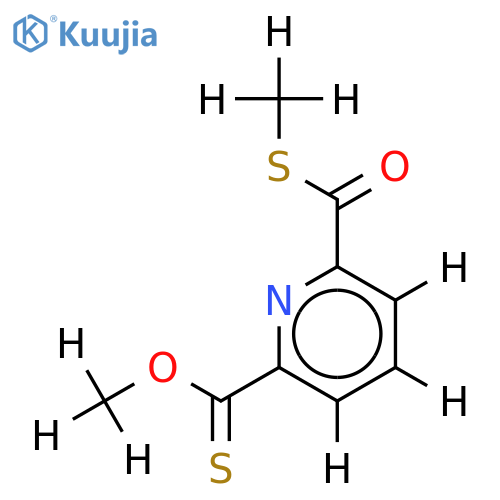 Pyridin-2-monothiocarbonsaeure-O-methylester-6-monothiocarbonsaeure-S-methylester structure